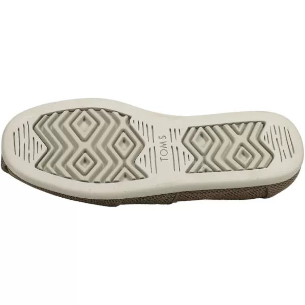 TOMS Mens Alpargata Slip On Casual Shoes  BeigeDark Olive