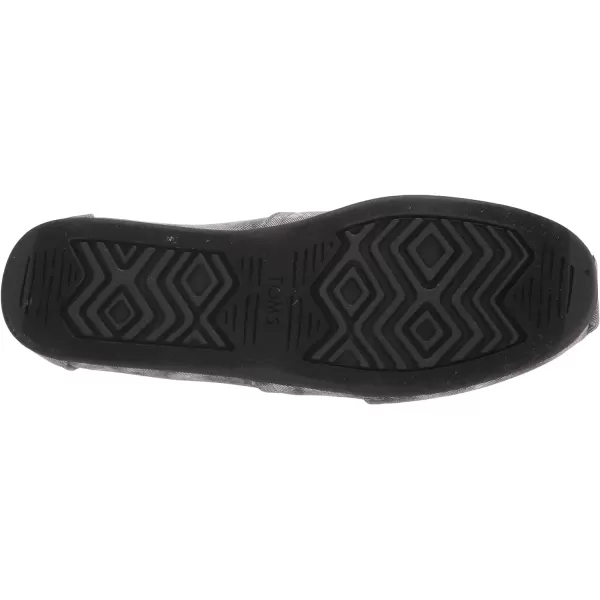 TOMS Mens Alpargata Slip On Casual Shoes  BeigeDistressed BlackBlack