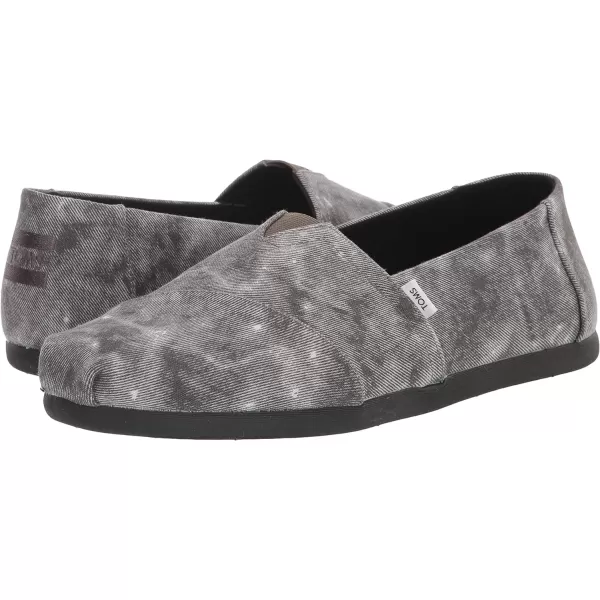 TOMS Mens Alpargata Slip On Casual Shoes  BeigeDistressed BlackBlack