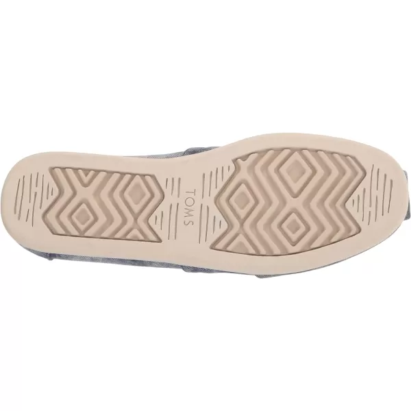 TOMS Mens Alpargata Slip On Casual Shoes  BeigeDistressed Navy