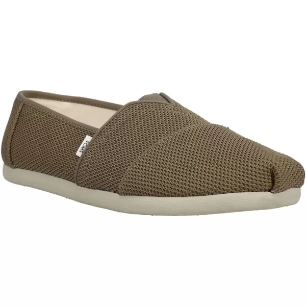 TOMS Mens Alpargata Slip On Casual Shoes  BeigeGreen
