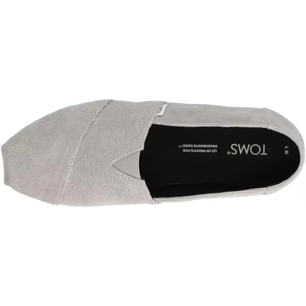 TOMS Mens Alpargata Slip On Casual Shoes  BeigeGrey