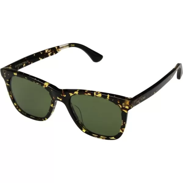 TOMS Fitzpatrick Rectangular SunglassesEarthwise HavanaBottle Green