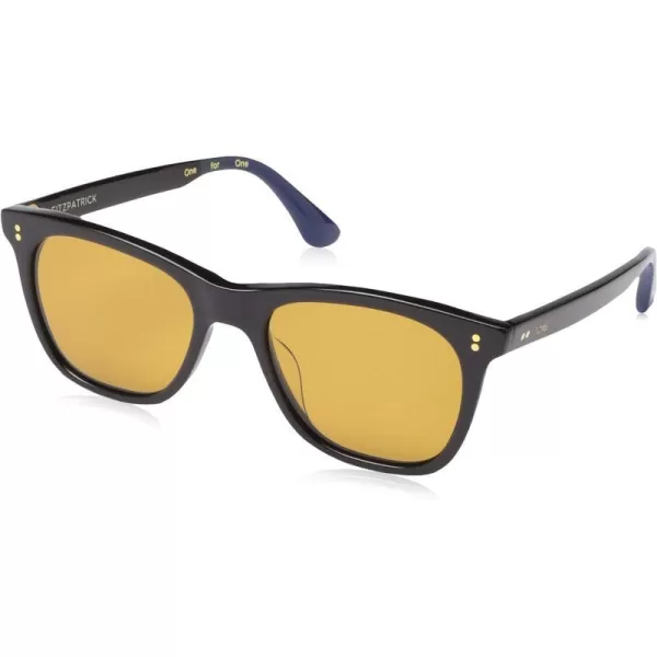 TOMS Fitzpatrick Rectangular SunglassesShiny Black