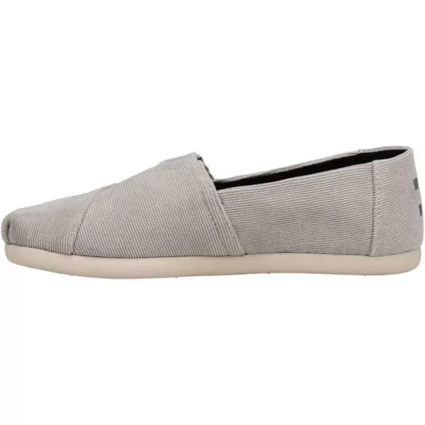 TOMS Mens Alpargata Recycled Cotton Canvas Loafer FlatGrey