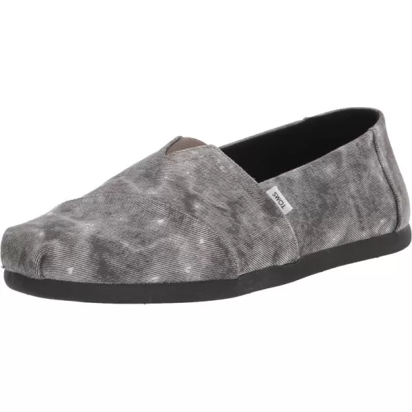 TOMS Mens Alpargata Slip On Casual Shoes  BeigeDistressed BlackBlack