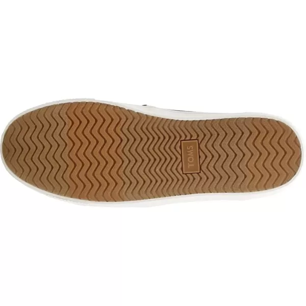 TOMS Mens Carlo Lace Up Sneakers Shoes Casual  WhiteBlack Heritage Canvas