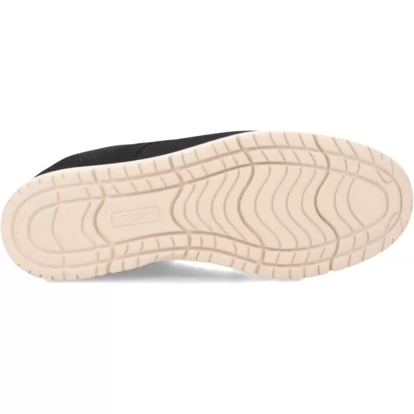 TOMS Mens Navi OxfordBlack Leather