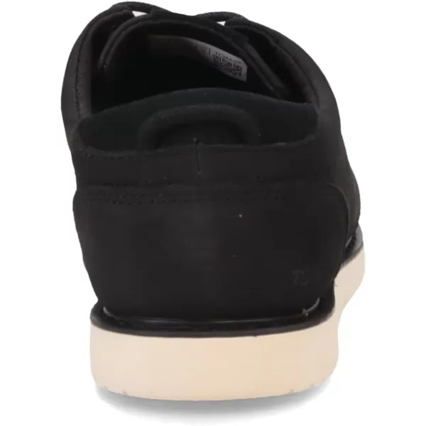 TOMS Mens Navi OxfordBlack Leather
