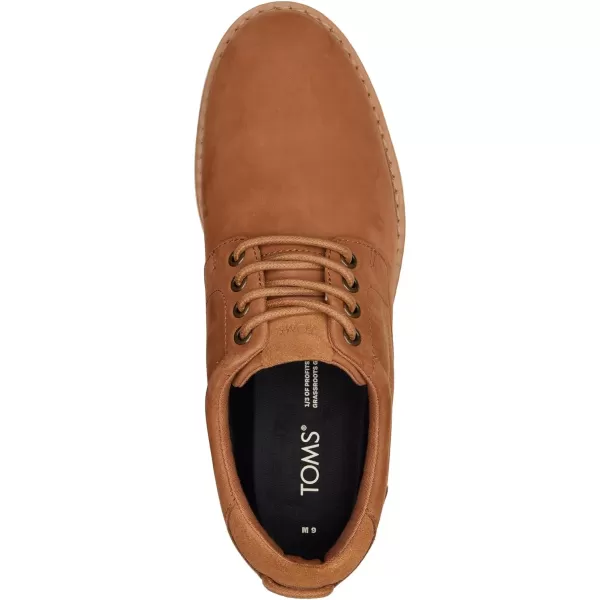 TOMS Mens Navi OxfordBrown Sugar Leather