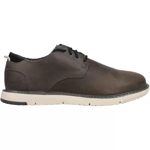 TOMS Mens Navi OxfordCharcoal LeatherSuede