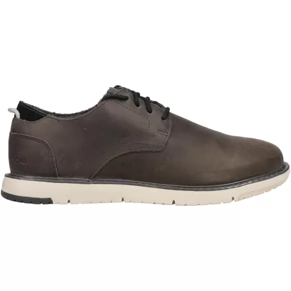 TOMS Mens Navi OxfordSmooth Leather Black