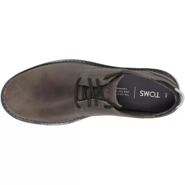 TOMS Mens Navi OxfordSmooth Leather Black