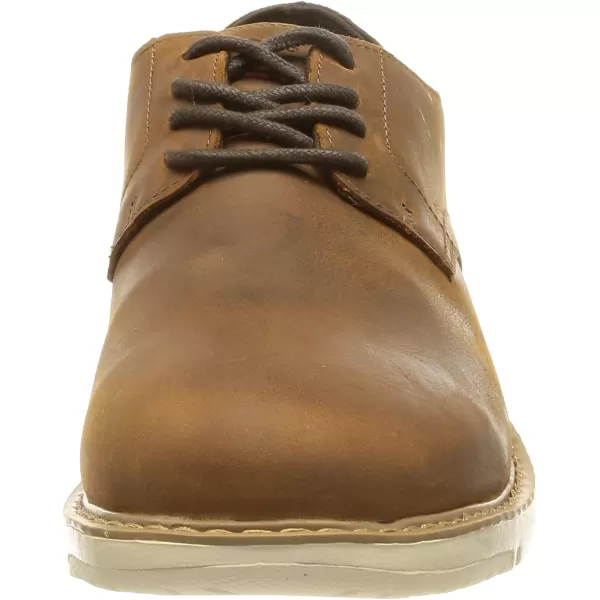 TOMS Mens Navi OxfordSmooth Leather Brown