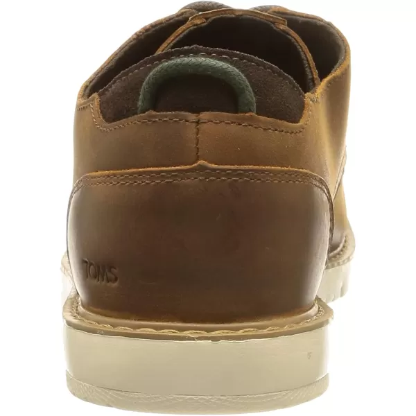 TOMS Mens Navi OxfordSmooth Leather Brown