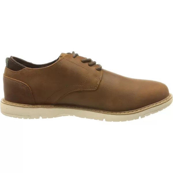 TOMS Mens Navi OxfordSmooth Leather Brown