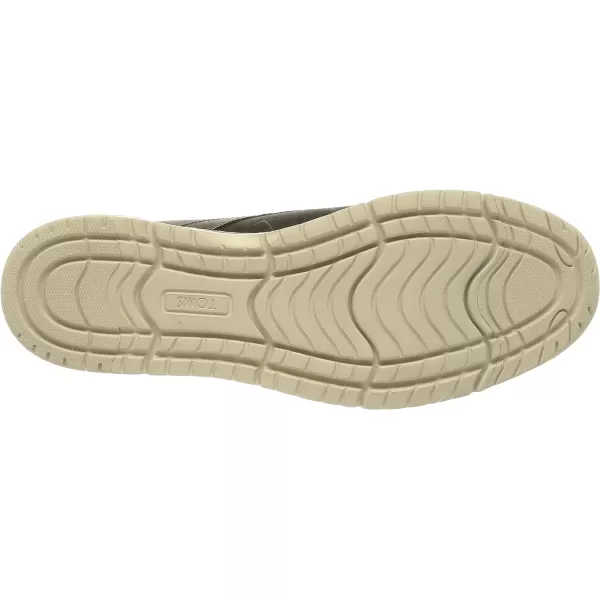 TOMS Mens Navi OxfordWater Resistant Black Leather