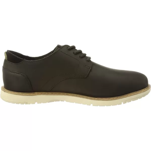 TOMS Mens Navi OxfordWater Resistant Black Leather