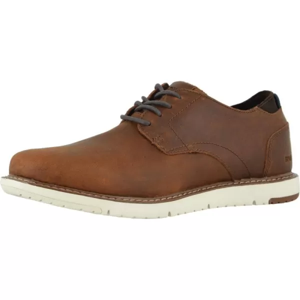TOMS Mens Navi OxfordBrushwood Leather