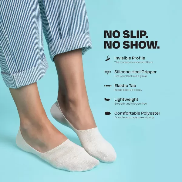 TOMS Classic No Show Socks NonSlip Low Cut Invisible Bundle MultiPair Solid and Printed Pattern PacksVariety 9pack