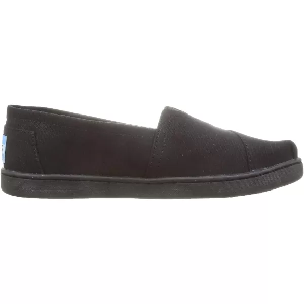 TOMS Girls Alpargata Classic SlipOn  Little Kid amp Big KidBlack Canvas