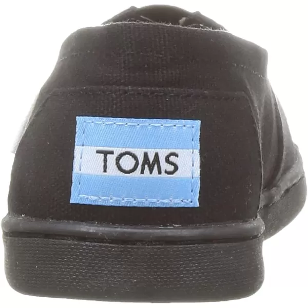 TOMS Girls Alpargata Classic SlipOn  Little Kid amp Big KidBlack Canvas
