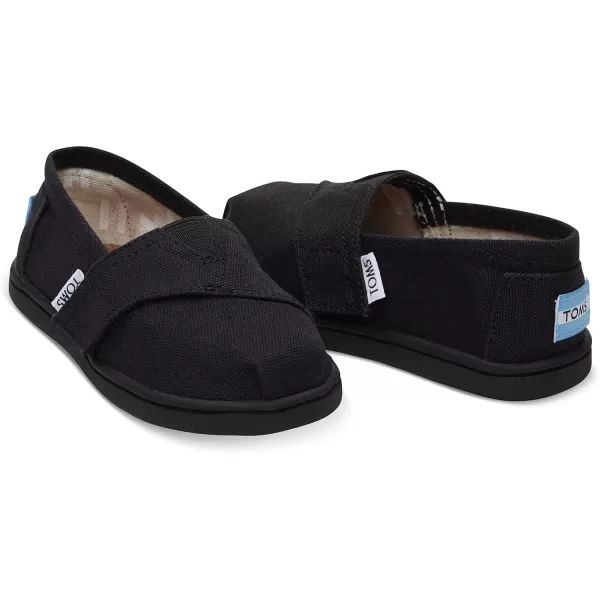 TOMS Girls Alpargata Classic SlipOn  Little Kid amp Big KidBlack Canvas