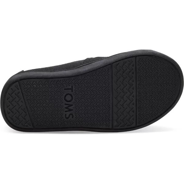TOMS Girls Alpargata Classic SlipOn  Little Kid amp Big KidBlack Canvas