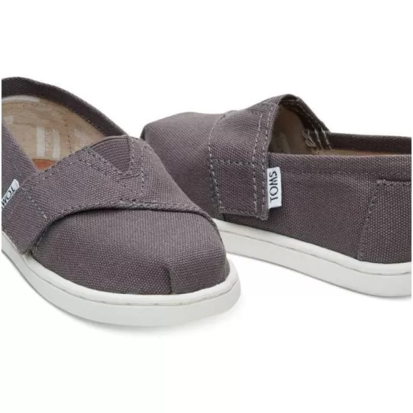 TOMS Girls Alpargata Classic SlipOn  Little Kid amp Big KidGrey