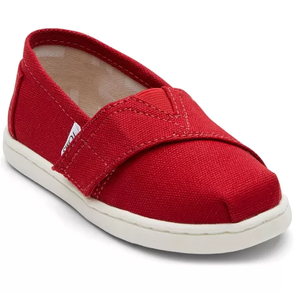 TOMS Girls Alpargata Classic SlipOn  Little Kid amp Big KidRed