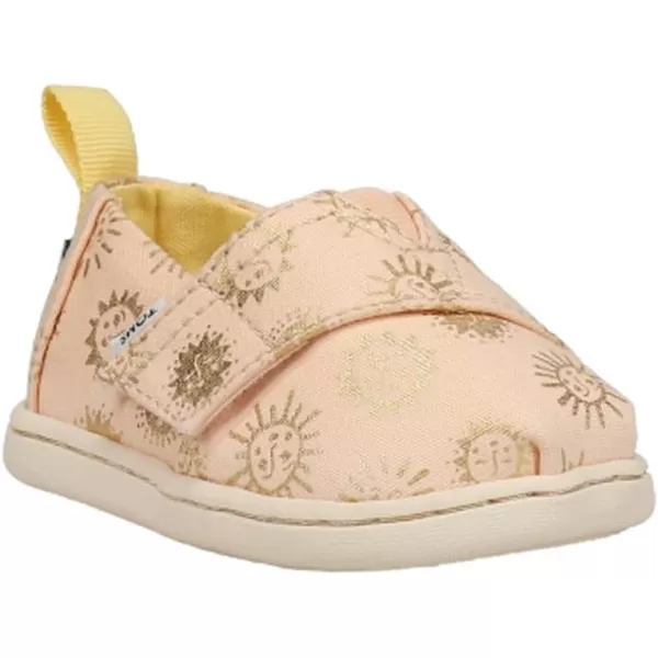 TOMS Girls Alpargata Loafer FlatApricot Foil Sunny Days