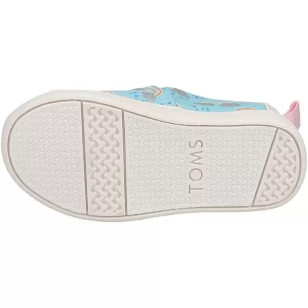 TOMS Girls Alpargata Loafer FlatBlue Weather Foil