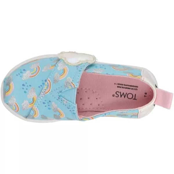 TOMS Girls Alpargata Loafer FlatBlue Weather Foil