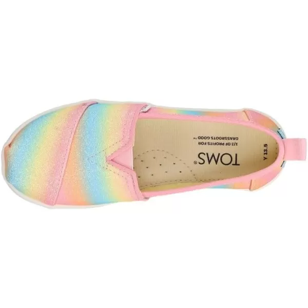 TOMS Girls Alpargata Loafer FlatCandy Pink Gradient