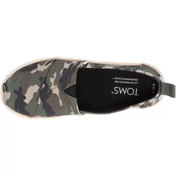 TOMS Girls Alpargata Loafer FlatClassic Camo