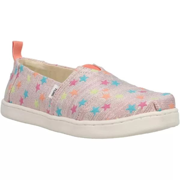 TOMS Girls Alpargata Loafer FlatCoral Multi