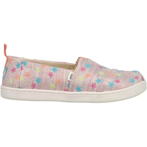 TOMS Girls Alpargata Loafer FlatCoral Multi
