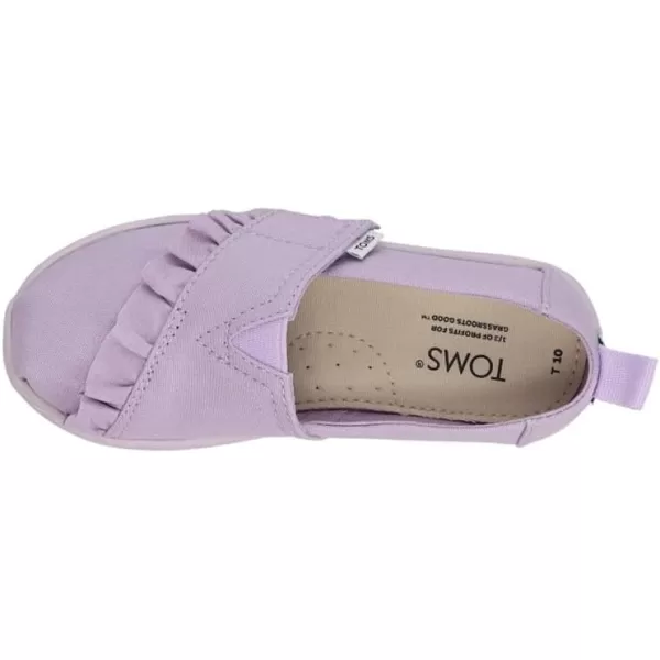 TOMS Girls Alpargata Loafer FlatLight Orchid