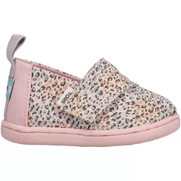 TOMS Girls Alpargata Loafer FlatPastel Multi Mini Leopard