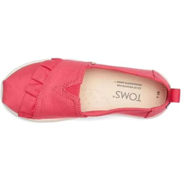 TOMS Girls Alpargata Loafer FlatRaspberry