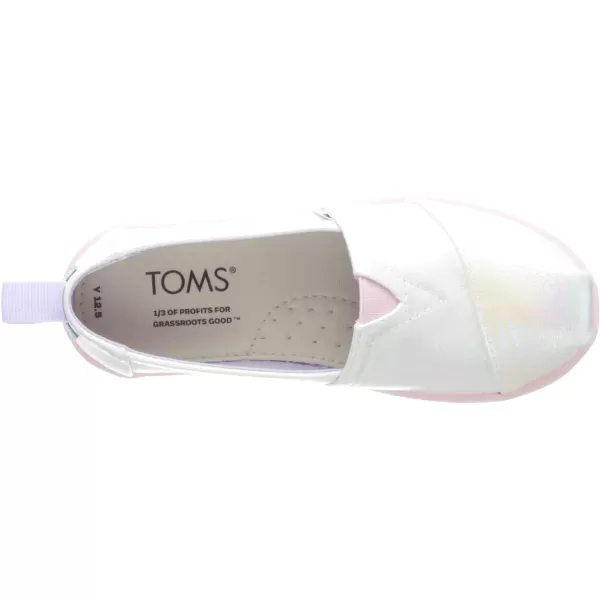 TOMS Girls Alpargata Loafer FlatWhite
