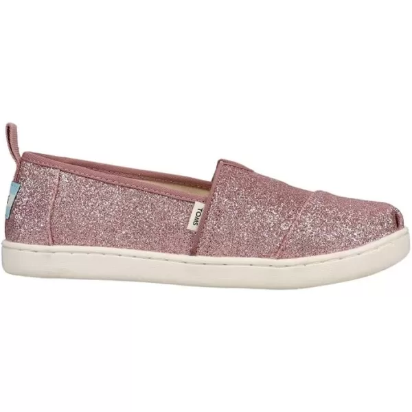 TOMS Girls Alpargata SneakerPink Glitter Canvas