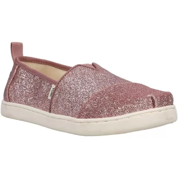 TOMS Girls Alpargata SneakerPink Glitter Canvas