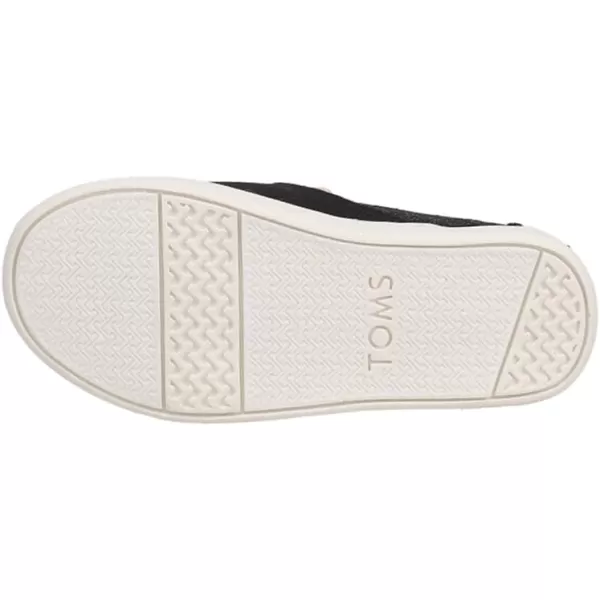 TOMS Girls Alpargata Tiny SlipOn  ToddlerBlack