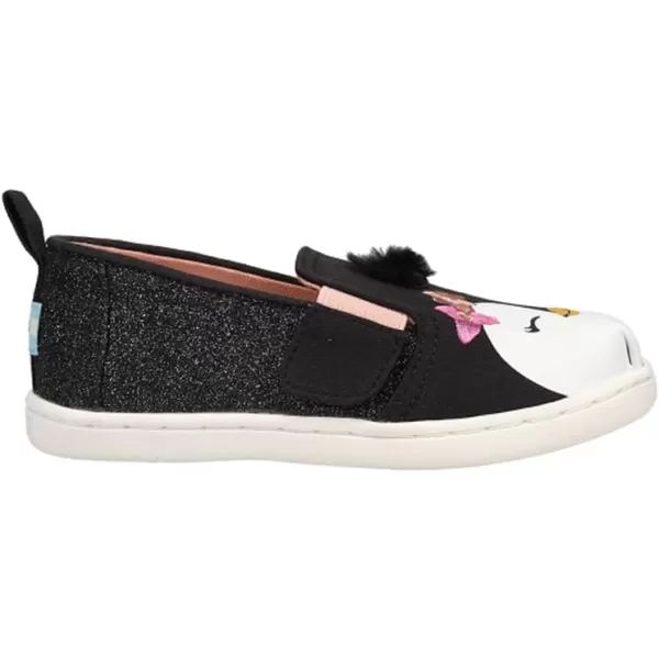 TOMS Girls Alpargata Tiny SlipOn  ToddlerBlack