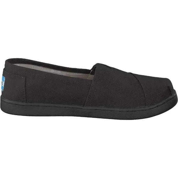 TOMS Girls Alpargata Tiny SlipOn  ToddlerBlackBlack