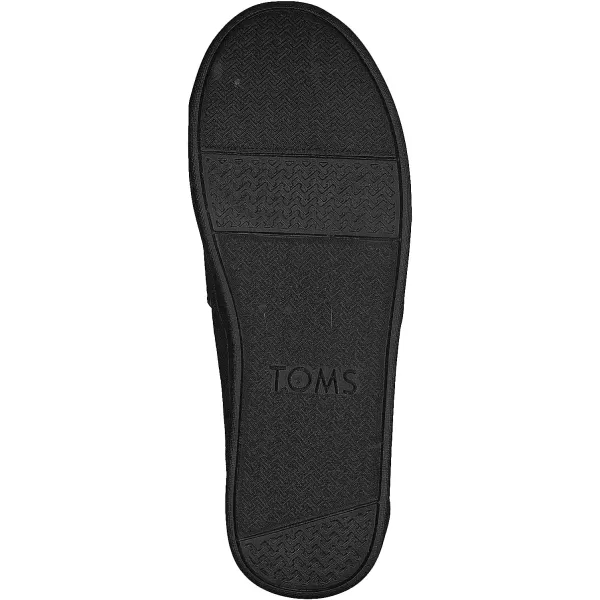TOMS Girls Alpargata Tiny SlipOn  ToddlerBlackBlack