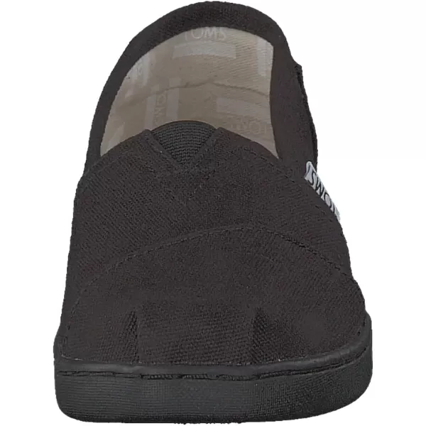 TOMS Girls Alpargata Tiny SlipOn  ToddlerBlackBlack
