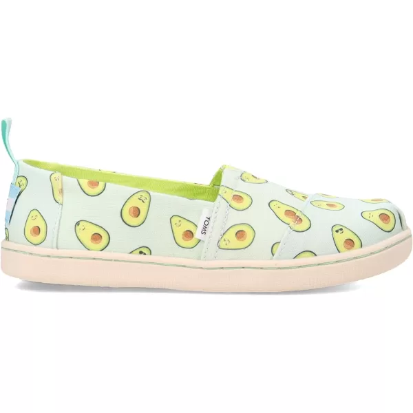 TOMS Girls Alpargata Tiny SlipOn  ToddlerBlue