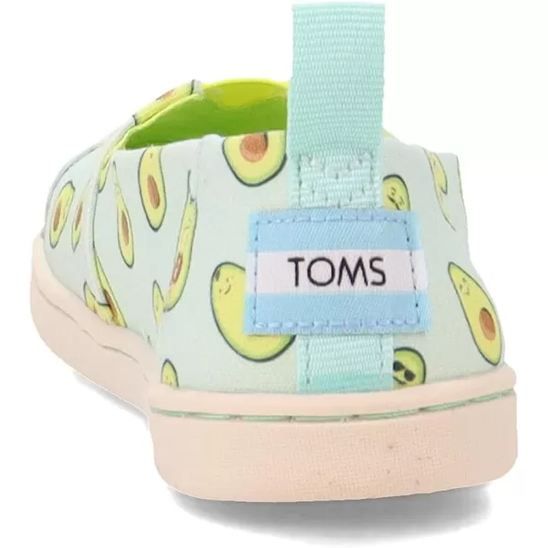 TOMS Girls Alpargata Tiny SlipOn  ToddlerBlue